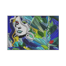 Load image into Gallery viewer, Tappeto con stampa artistica linea-IL FIUME DI GALATEA-