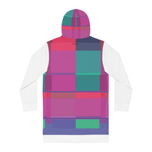 Carica l'immagine nel visualizzatore di Gallery, Abito con cappuccio linea -Arcani maggiori verde rosa-