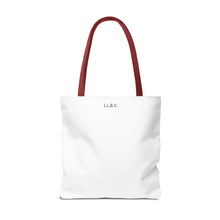 Load image into Gallery viewer, Graphic Tote Bag – "RED COLOR" Cosmetic Makeup Print