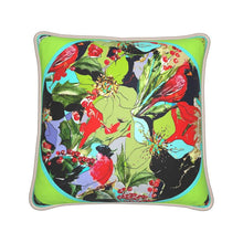 Load image into Gallery viewer, Elegante cuscino in seta linea I fiori