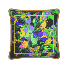 Carica l'immagine nel visualizzatore di Gallery, Cuscino in seta elegante linea I fiori