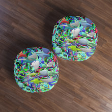 Carica l'immagine nel visualizzatore di Gallery, Tufted Floor Pillow, Round Laila Lago & C. by I.A.