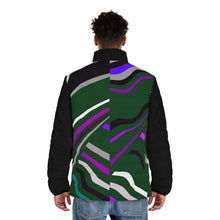 Load image into Gallery viewer, Men's Puffer Jacket (AOP) Laila Lago & C. by Iannilli Antonella