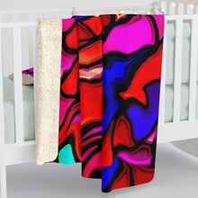 Load image into Gallery viewer, Sherpa Fleece Blanket Laila Lago & C. by I.A.