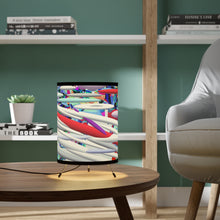 Load image into Gallery viewer, Tripod Lamp with High-Res Printed Shade, Laila Lago & C. by I.A.