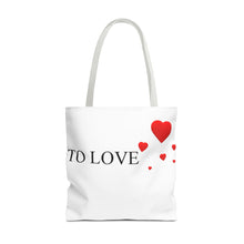 Load image into Gallery viewer, Graphic Tote Bag – "RED COLOR" Cosmetic Makeup Print