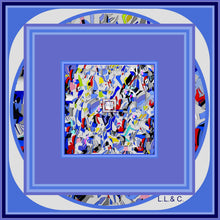 Carica l'immagine nel visualizzatore di Gallery, Foulard artistici in seta linea Arte moderna