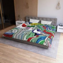 Carica l'immagine nel visualizzatore di Gallery, Copripiumino con stampa artistica linea-Mistery-