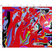 Carica l'immagine nel visualizzatore di Gallery, Stoffa con stampa arte linea -Arte e colore-