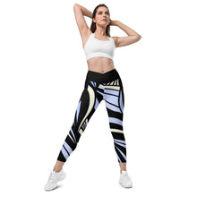 Carica l'immagine nel visualizzatore di Gallery, Crossover leggings with pockets Laila Lago & C. by I.A.