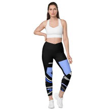 Carica l'immagine nel visualizzatore di Gallery, Crossover leggings with pockets Laila Lago & C. by I.A.