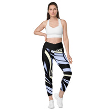 Carica l'immagine nel visualizzatore di Gallery, Crossover leggings with pockets Laila Lago & C. by I.A.