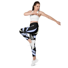 Carica l'immagine nel visualizzatore di Gallery, Crossover leggings with pockets Laila Lago & C. by I.A.