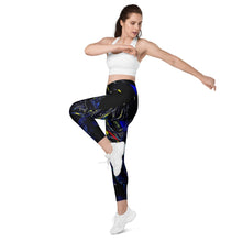 Carica l'immagine nel visualizzatore di Gallery, Crossover leggings with pockets Laila Lago & C. by I.A.