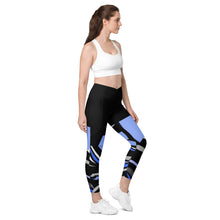 Carica l'immagine nel visualizzatore di Gallery, Crossover leggings with pockets Laila Lago & C. by I.A.