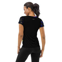 Carica l'immagine nel visualizzatore di Gallery, All-Over Print Women's Athletic T-shirt Laila Lago & C. by I.A.