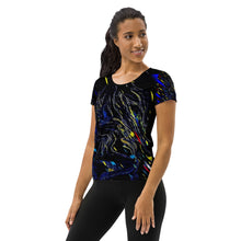 Carica l'immagine nel visualizzatore di Gallery, All-Over Print Women's Athletic T-shirt Laila Lago & C. by I.A.