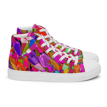 Carica l'immagine nel visualizzatore di Gallery, Women’s high top canvas shoes Laila Lago & C. by I.A.