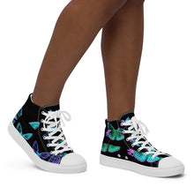Carica l'immagine nel visualizzatore di Gallery, Women’s high top canvas shoes Laila Lago & C. by I.A.