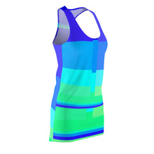 Carica l'immagine nel visualizzatore di Gallery, Dress with summer art print designed by Laila Lago & C. by Iannilli Antonella