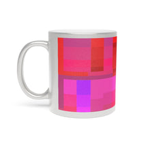 Carica l'immagine nel visualizzatore di Gallery, Metallic Mug Silver    stampa Laila Lago & C. by Iannilli Antonella