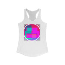 Load image into Gallery viewer, Women's Ideal Racerback Tank with central art print Laila Lago & C.by Iannilli Antonella