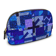 Carica l'immagine nel visualizzatore di Gallery, Borsa per il Make Up in pelle  linea Ricami