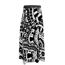 Carica l'immagine nel visualizzatore di Gallery, Gonna lunga linea Multi grafica