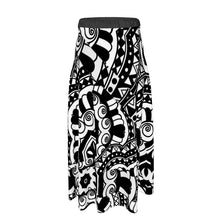 Carica l'immagine nel visualizzatore di Gallery, Gonna lunga linea Multi grafica
