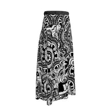 Carica l'immagine nel visualizzatore di Gallery, Gonna lunga linea Multi grafica