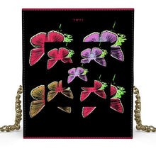 Load image into Gallery viewer, Borsa elegante in pelle linea Farfalle