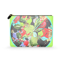 Load image into Gallery viewer, Borsetta in pelle I FIORI ENTRA NEL SOGNO (Fatta a mano su ordinazione)