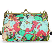 Load image into Gallery viewer, Borsa in pelle linea I FIORI ENTRA NEL SOGNO (Fatte a mano su ordinazione)