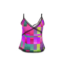 Carica l'immagine nel visualizzatore di Gallery, Top elegante con bordo in pizzo linea Cogli l' attimo