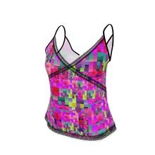 Carica l'immagine nel visualizzatore di Gallery, Top elegante con bordo in pizzo linea Cogli l' attimo