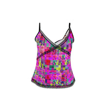 Carica l'immagine nel visualizzatore di Gallery, Top elegante con bordo in pizzo linea Cogli l' attimo