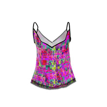 Carica l'immagine nel visualizzatore di Gallery, Top elegante con bordo in pizzo linea Cogli l' attimo