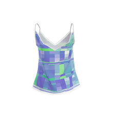 Carica l'immagine nel visualizzatore di Gallery, Top elegante con bordo in pizzo linea Cogli l' attimo