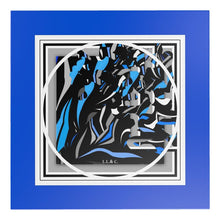 Carica l'immagine nel visualizzatore di Gallery, Tavolino con stampa artistica linea I fluttuanti