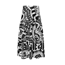 Carica l'immagine nel visualizzatore di Gallery, Gonna in seta linea Multi grafica