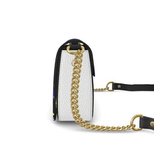 Carica l'immagine nel visualizzatore di Gallery, Borsa in pelle con catena dorata linea La strada delle fiabe
