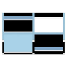 Carica l'immagine nel visualizzatore di Gallery, Pareo in seta linea Il mare dentro