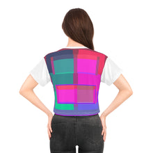 Carica l'immagine nel visualizzatore di Gallery, AOP Crop Tee Laila Lago & C. by Iannilli Antonella