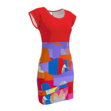 Load image into Gallery viewer, Abito tunica in cotone linea La trasparenza dell' amore