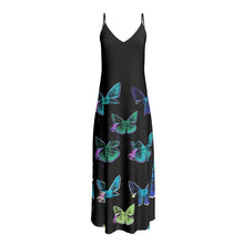 Carica l'immagine nel visualizzatore di Gallery, Abito lungo  linea Farfalle