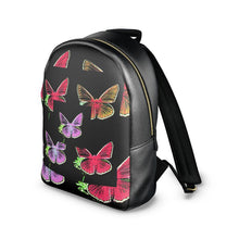 Carica l'immagine nel visualizzatore di Gallery, Zaino in pelle linea Farfalle