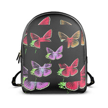 Carica l'immagine nel visualizzatore di Gallery, Zaino in pelle linea Farfalle