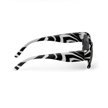 Load image into Gallery viewer, Occhiali da sole con stampa artistica linea Le onde