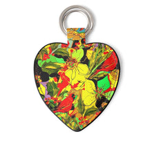 Carica l'immagine nel visualizzatore di Gallery, Porta chiavi in pelle linea I fiori