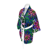 Load image into Gallery viewer, Vestaglia in seta linea Acquarelli